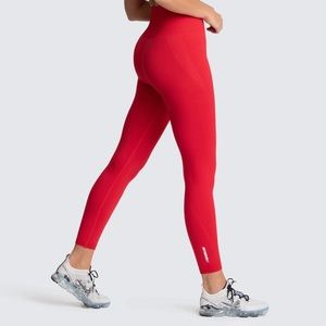 DoYouEven Hyperflex Seamless Leggings - Ruby Red
